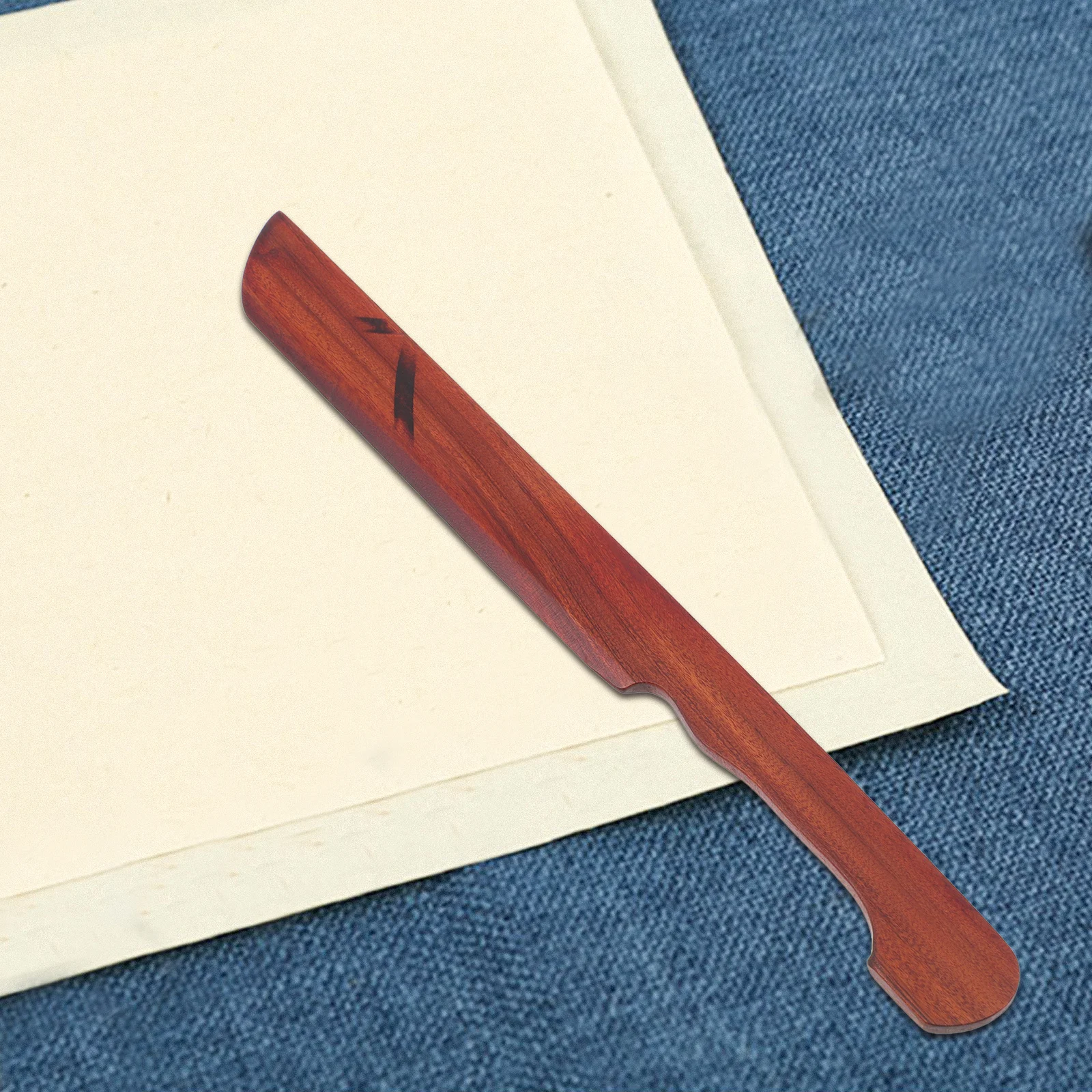 1 قطعة خشب الصندل الأحمر شوان الة قطع الورق أداة القرطاسية الخشبية فتاحة المغلف المحمولة ورقة قطع أداة الخشب المغلف فتاحة