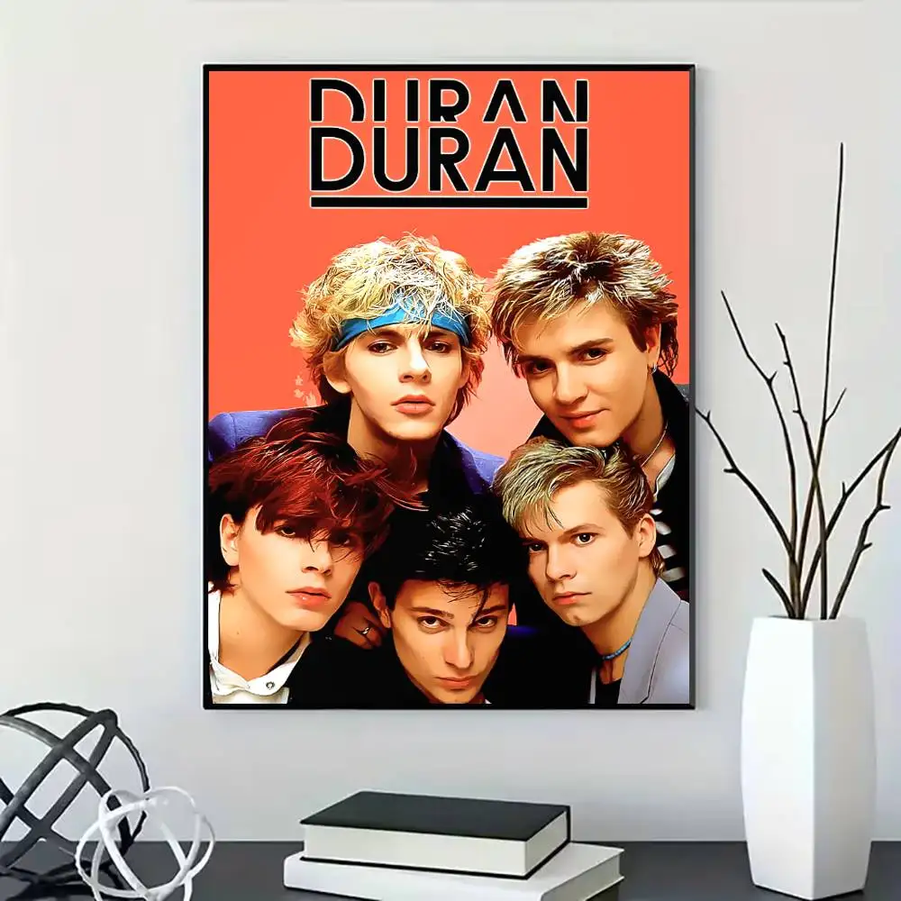 D-Duran Duran POP Band Poster for Living Room, Bedroom, Office, or Bar, Frameless, Indoor Use, Bedroom Wall Art.
