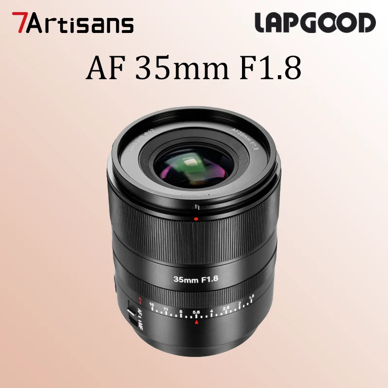 

Объектив 7artisans AF 35mm F1.8 с автофокусом, полнокадровый, STM, с большой апертурой для Sony Alpha 7 IV, Sony E, Nikon Z, Leica L Mount