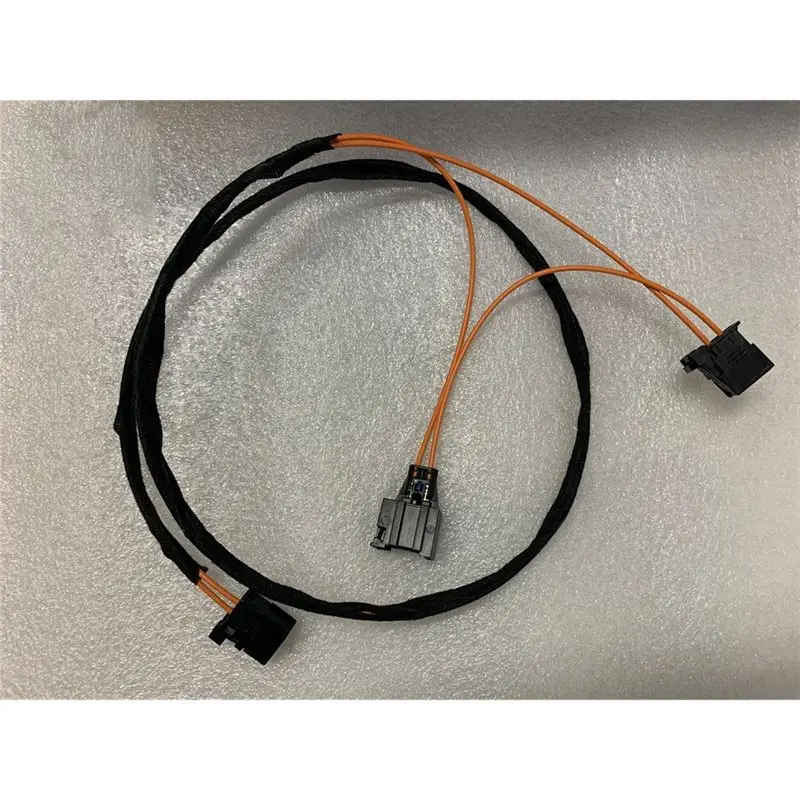 A76T-Multimedia Connectors 100CM MOST Optic Fiber Jumper Cable For For BMW Mercedes Etc