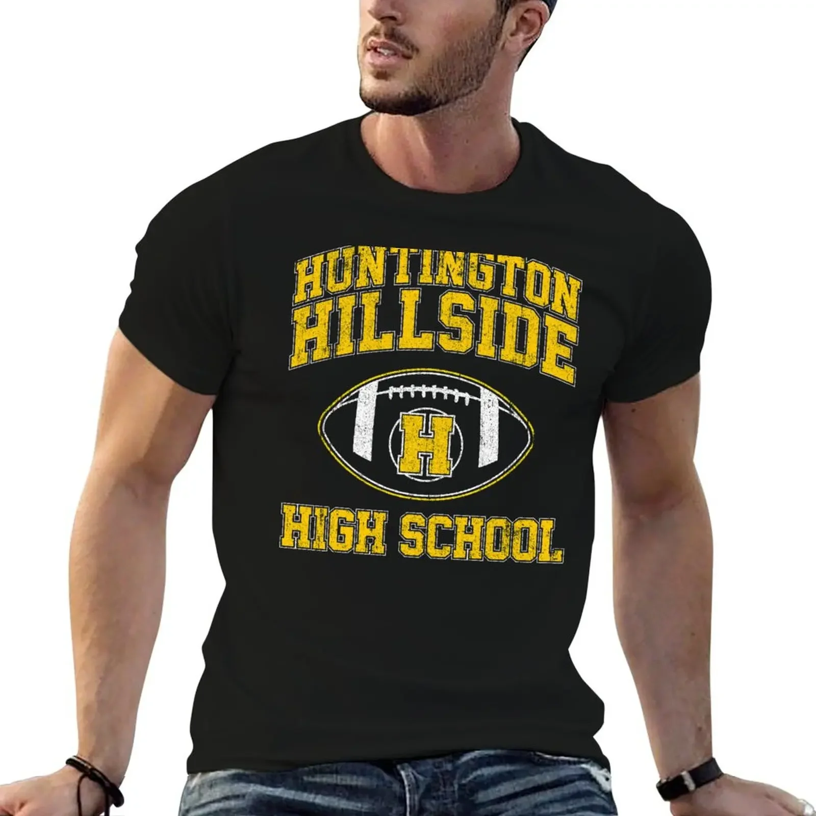 Huntington Hillside High School - Can't Hardly Wait T-Shirt plus size clothes graphic tee shirt outfits for men