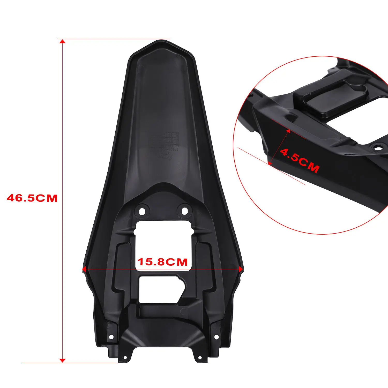 For SURRON Ultra Bee Carbon Fiber Rear Fender Water Transfer Printing Glossy Surface E-bike Off-road for Surron Motorcycles Part