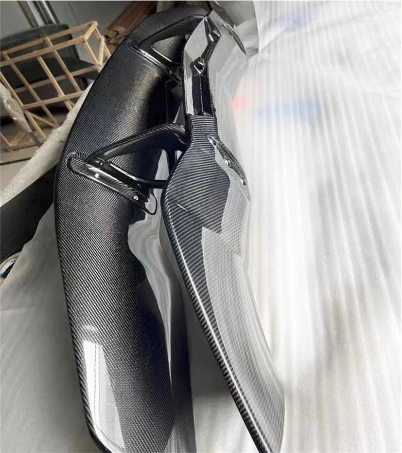 REAL CARBON FIBER REAR WING TRUNK LIP TAIL SPOILER FOR Lamborghini Aventador LP700 LP720 LP750 DMC Style