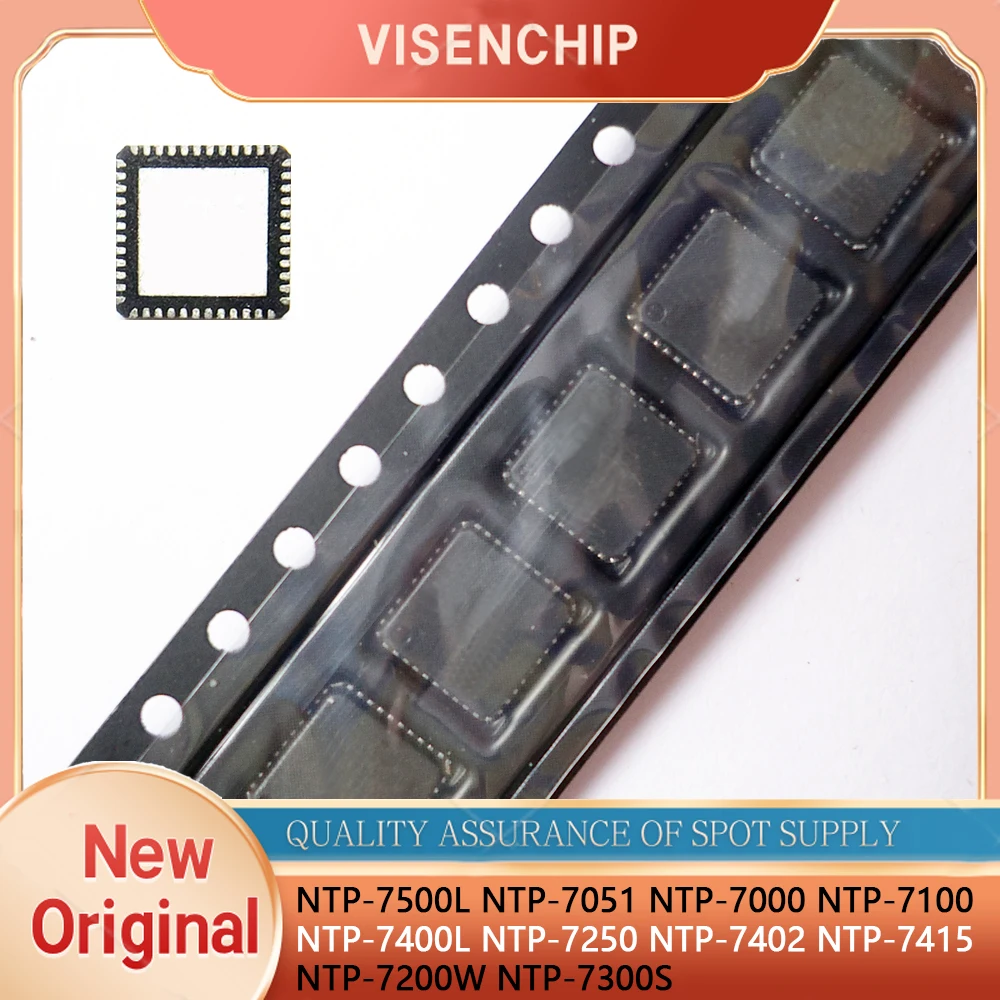 2 piezas Nuevas NTP-7500L NTP-7051 NTP-7000 NTP-7100 NTP-7250 NTP-7200W NTP-7300S NTP-7402 NTP-7415 NTP-7400L QFN