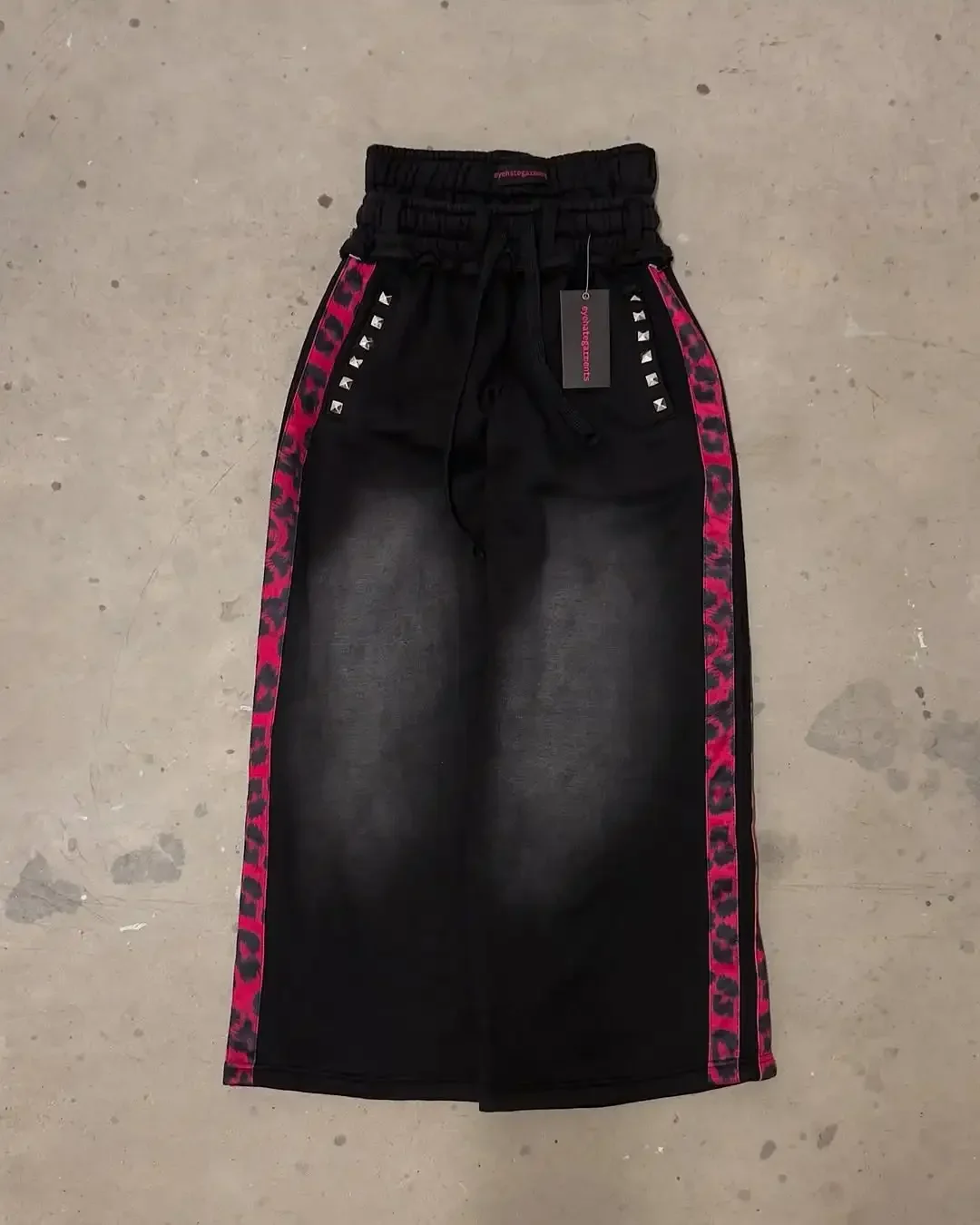 American Street Trend 2000s Fashion Double Waist Pants New Hip Hop Men Women Jogger Drawstring Sweatpants Loose Cargo Trousers