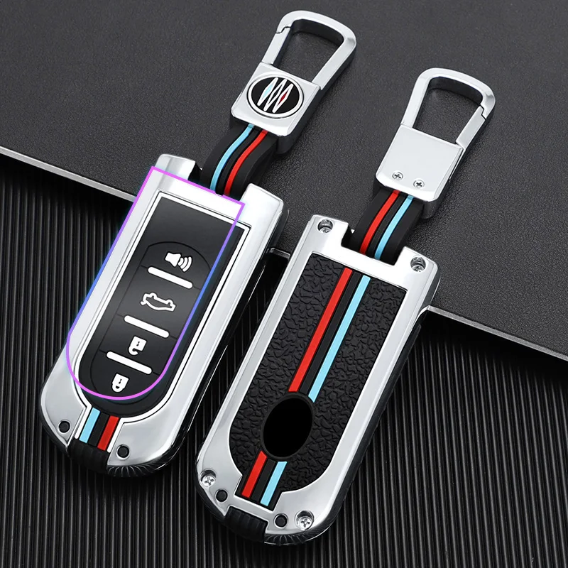 

Zinc Alloy Goatskin for Toyota Yaris Ativ Raize Veloz Avanza Rush Perodua Daihatsu Malaysia Remote Key Case Cover Accessories