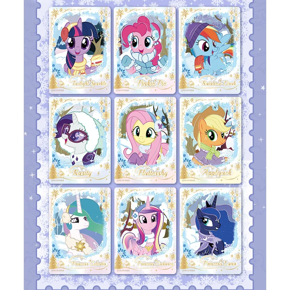 جديد Kayou حقيقية بلدي ليتل المهر جمع بطاقات الصداقة السحرية شخصيات الرسوم المتحركة SSR UR CR سلسلة موضوع بطاقات هدايا عيد الميلاد