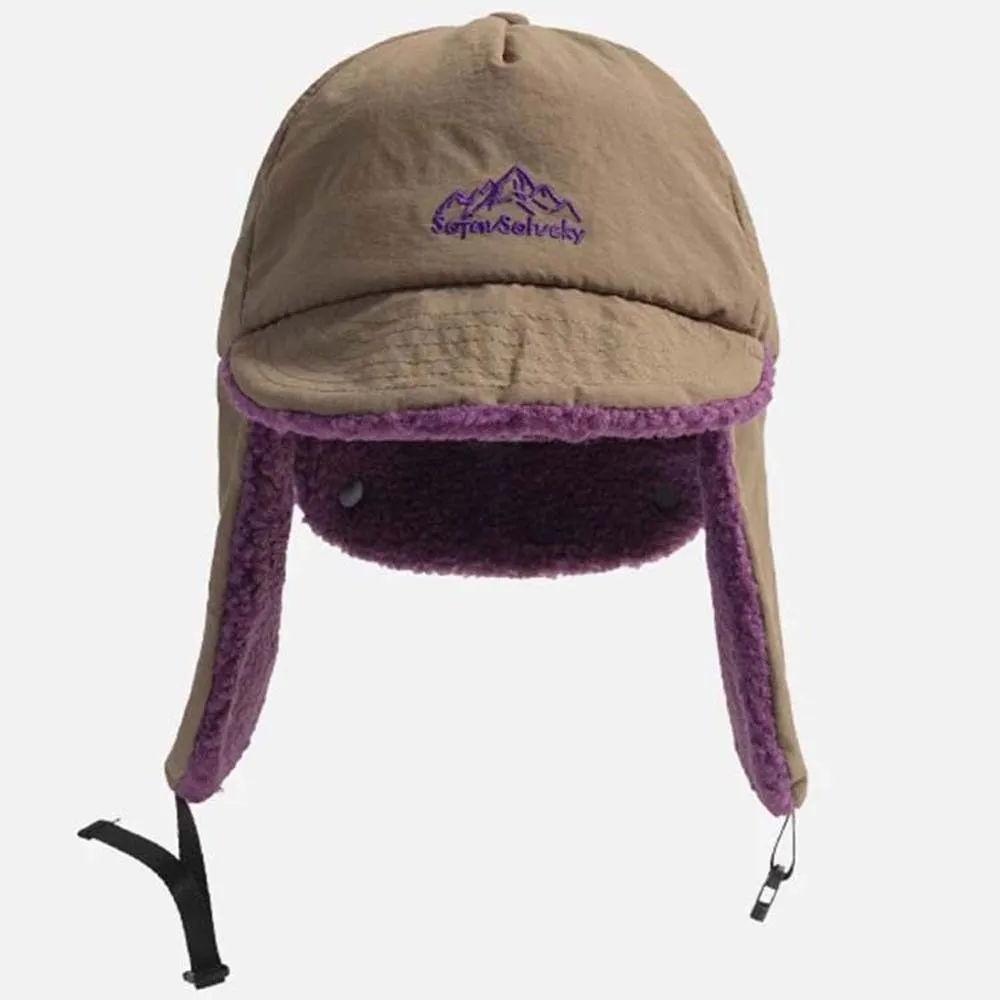 النمط الياباني غطاء حماية الأذن متعدد الوظائف سميكة غطاء للأذنين قبعة بواقٍ للشمس القطبية الصوف خفيفة الوزن يندبروف قبعة الطيار #2