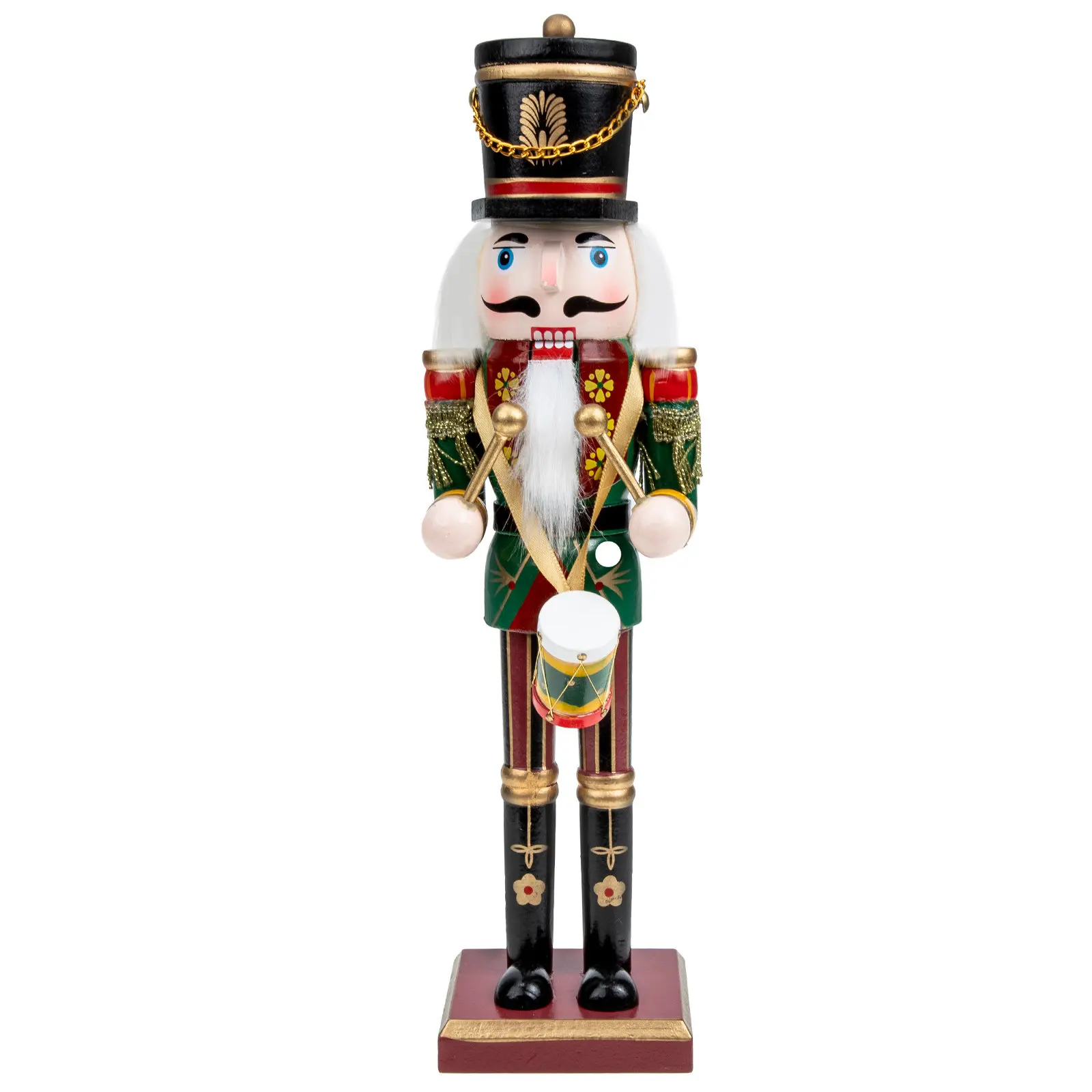 

Wooden Nutcracker Ornament Xmas Desktop Decor Christmas Gift Home Hotel Restaurant Coffee Shop Wood Craft Figure Party Favor