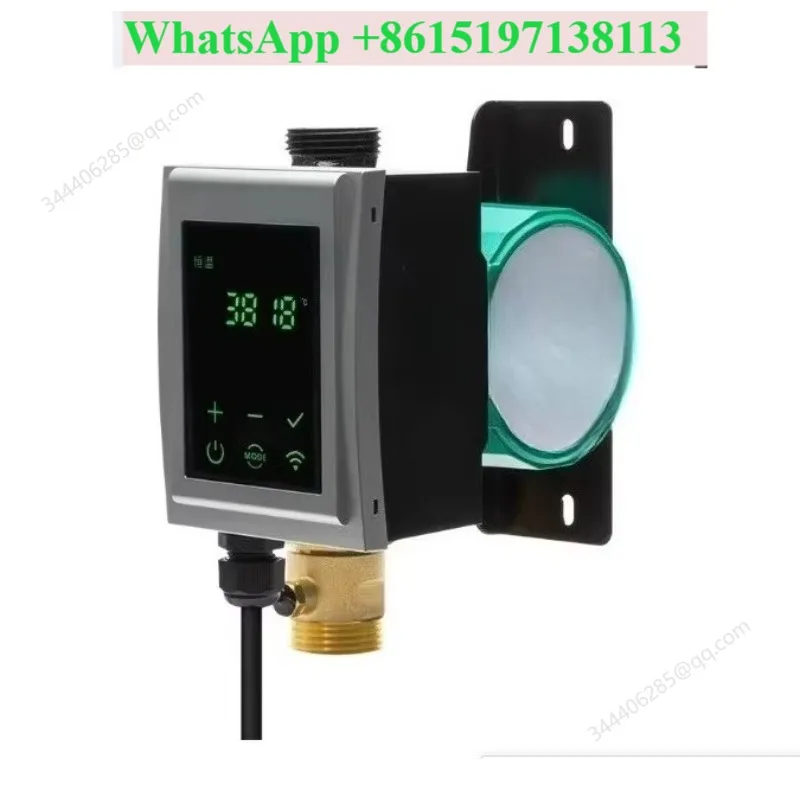 Intelligent Hot Water Circulation Pump RSTT 15‑6, 6m Head 13L/min WiFi‑Controlled Circulator Pump Floor Heating & Water Heater