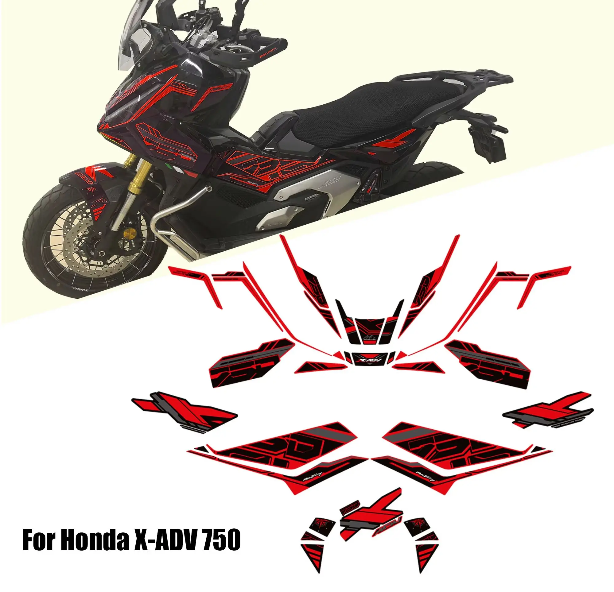 

XADV 750 For Honda X-ADV XADV X ADV 750 Adventure Protector New Adhesive Stickers Decals Set Body Fender Shell Fairing 2025