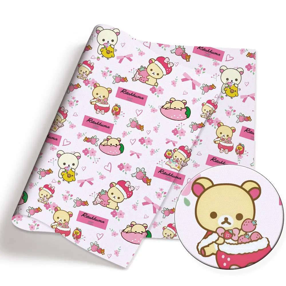 Hello Kitty 140x50CM Cartoon Polyester cotton fabric Patchwork Tissue Kid Home Textile Sewing Doll Dress Curtain cotton Fabric