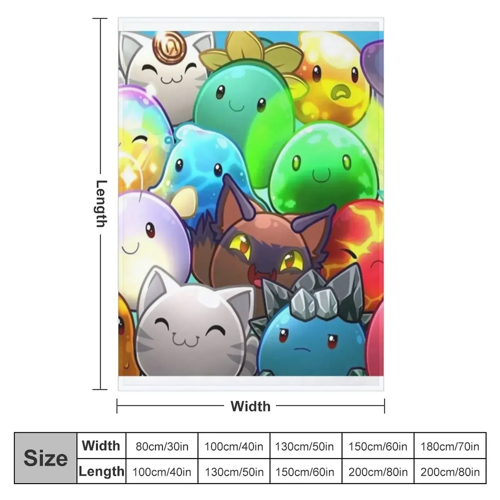 New Slime rancher Throw Blanket Plush Blankets For Baby decorative Soft Beds Blankets