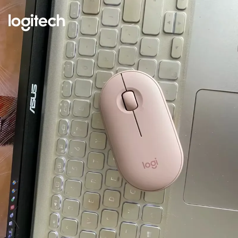 Logitech M350 Wireless Mouse - Silent Click, Bluetooth & USB, 18-Month Battery for Laptop/PC Office Artifact Portable