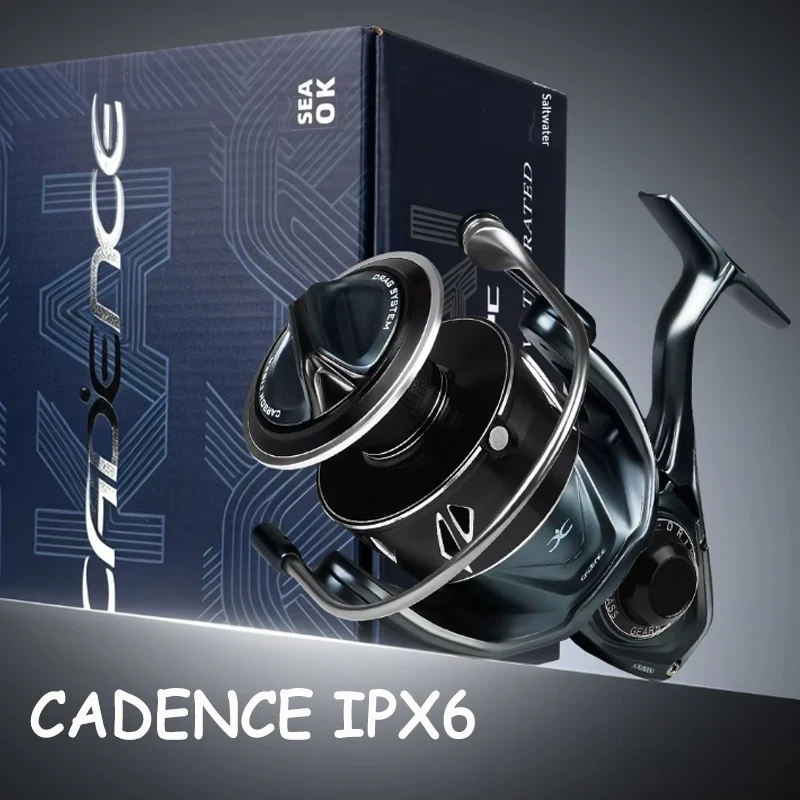 New In-stock CADENCE KAI Spinning Reel IPX6 Waterproof Saltwater Proof Heavy Duty Jigging Offshore Fishing Wheel