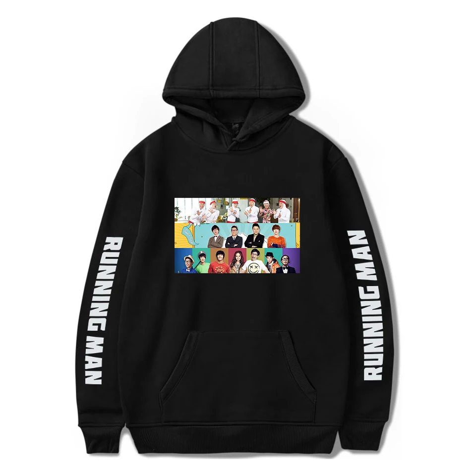 2026 Kpop Running Man Korea Variety TV Show Good Custom Hoodies Women/Men Long Sleeve Hooded Sweatshirts Casual Streetwear