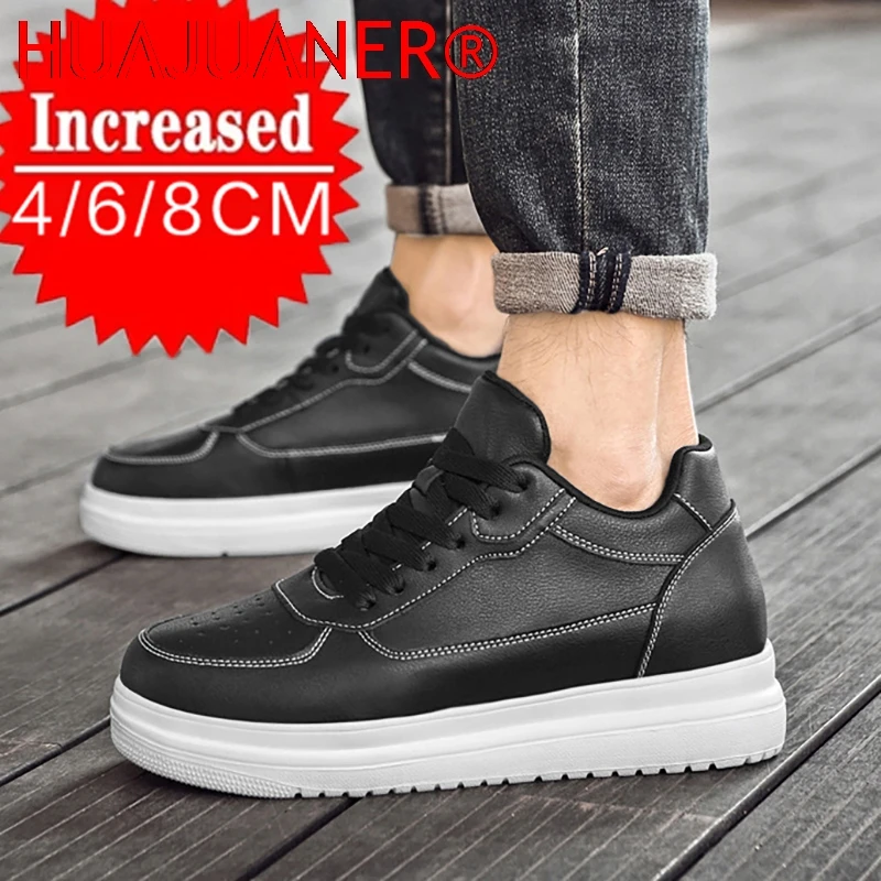 

Men's Height increasing Sports Shoes New style height increasing 8cm insole Soft Casual Shoes Fashion Mesh Breathable Sneakers