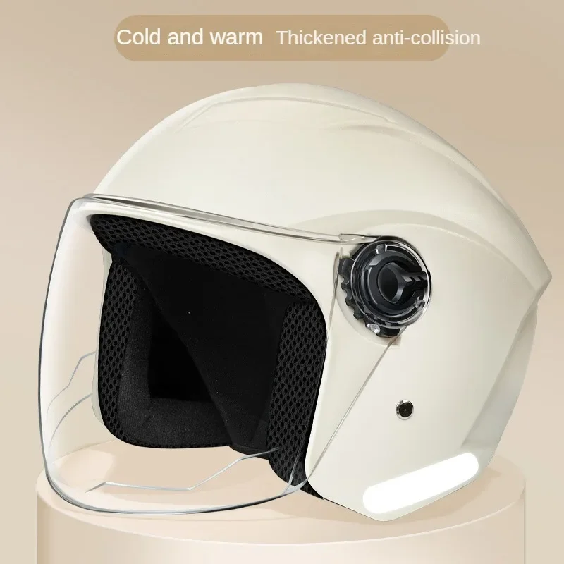 Electric Motorcycle Helmet Male and Female Half Helmet Summer All-season Universal Battery Car Safety Helmet