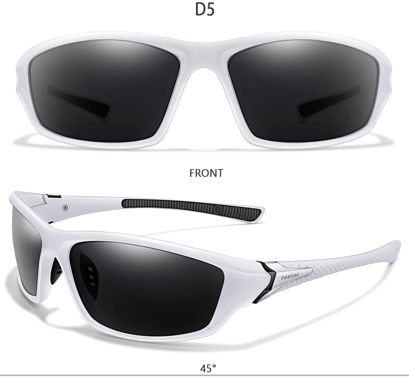 Polarisierte Sport-Sonnenbrille für Männer und Frauen, Outdoor, Reiten, Radfahren, Angeln, Laufen, Wandern, klassische Schutzbrille, UV400-Schutz – Detail 8
