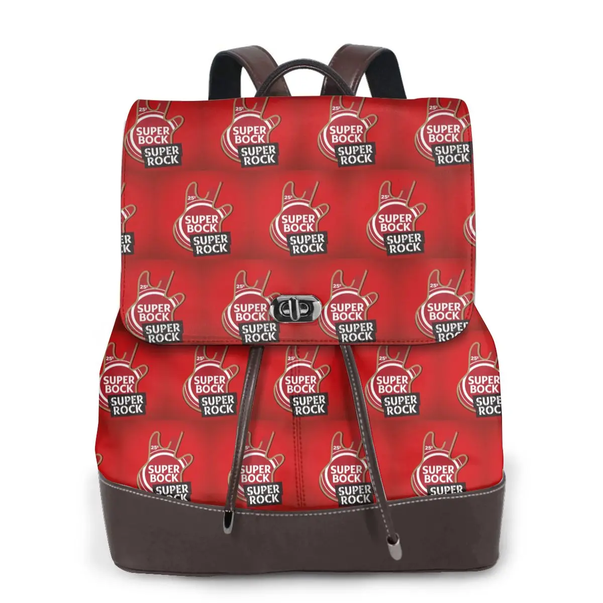 Super Bock Bookbag School Student Bags Hiking Travel Daypack for Women Fashion Derma Backpack