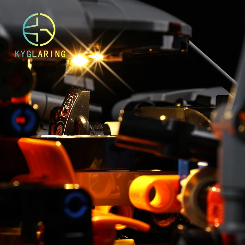 Kyglaring Led Lighting For 42173 Jesko Absolut Grey Hypercar LED Kit Toys (NOT Include the Model)