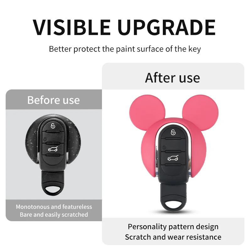 Car Key Case Protector Cover For Mini Cooper S JCW F56 F60 F55 F54 F57 Countryman Clubman Car Styling Key Decorative Accessories