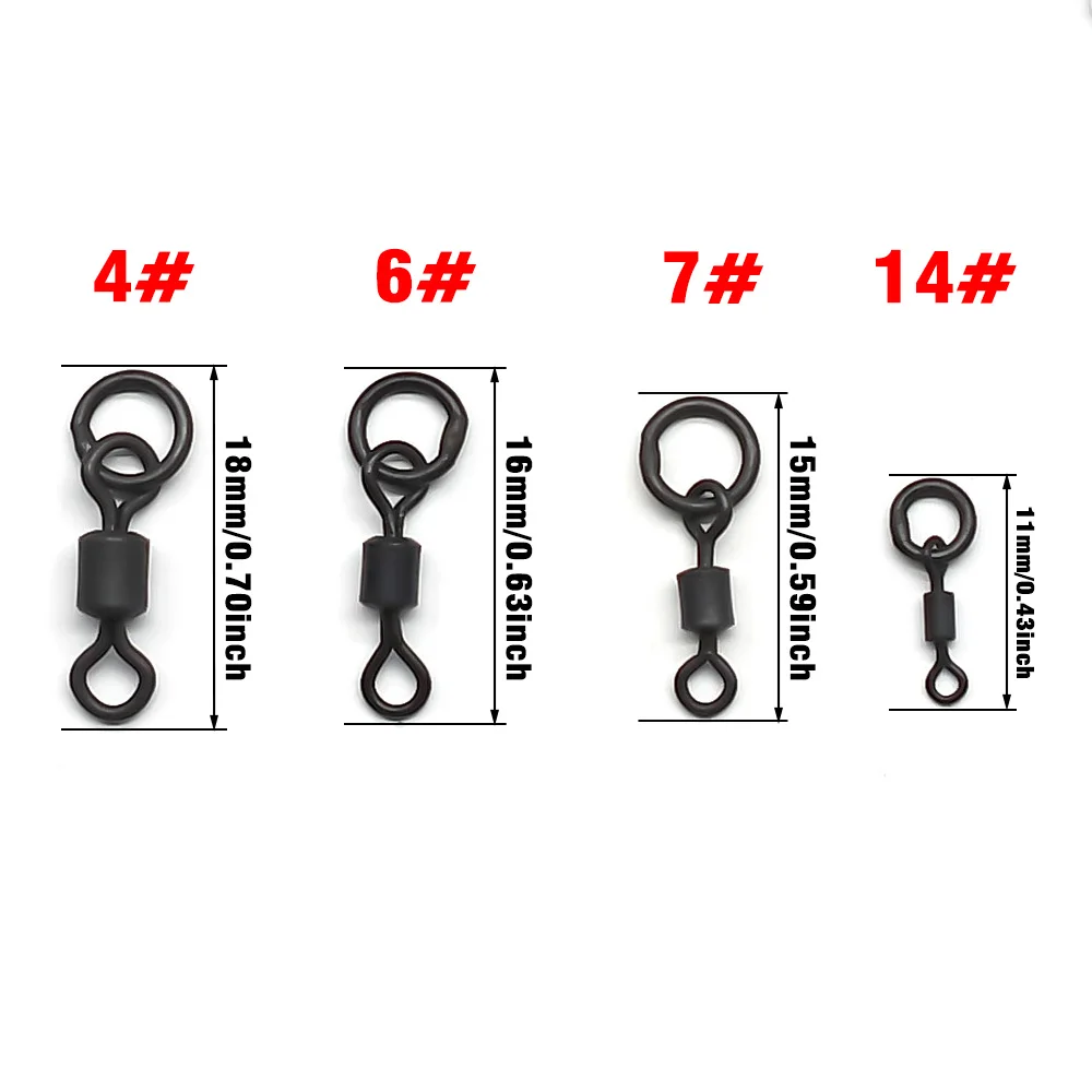 MNFT Anillo flexible cambio rápido aparejos pesca carpa - imagen 5