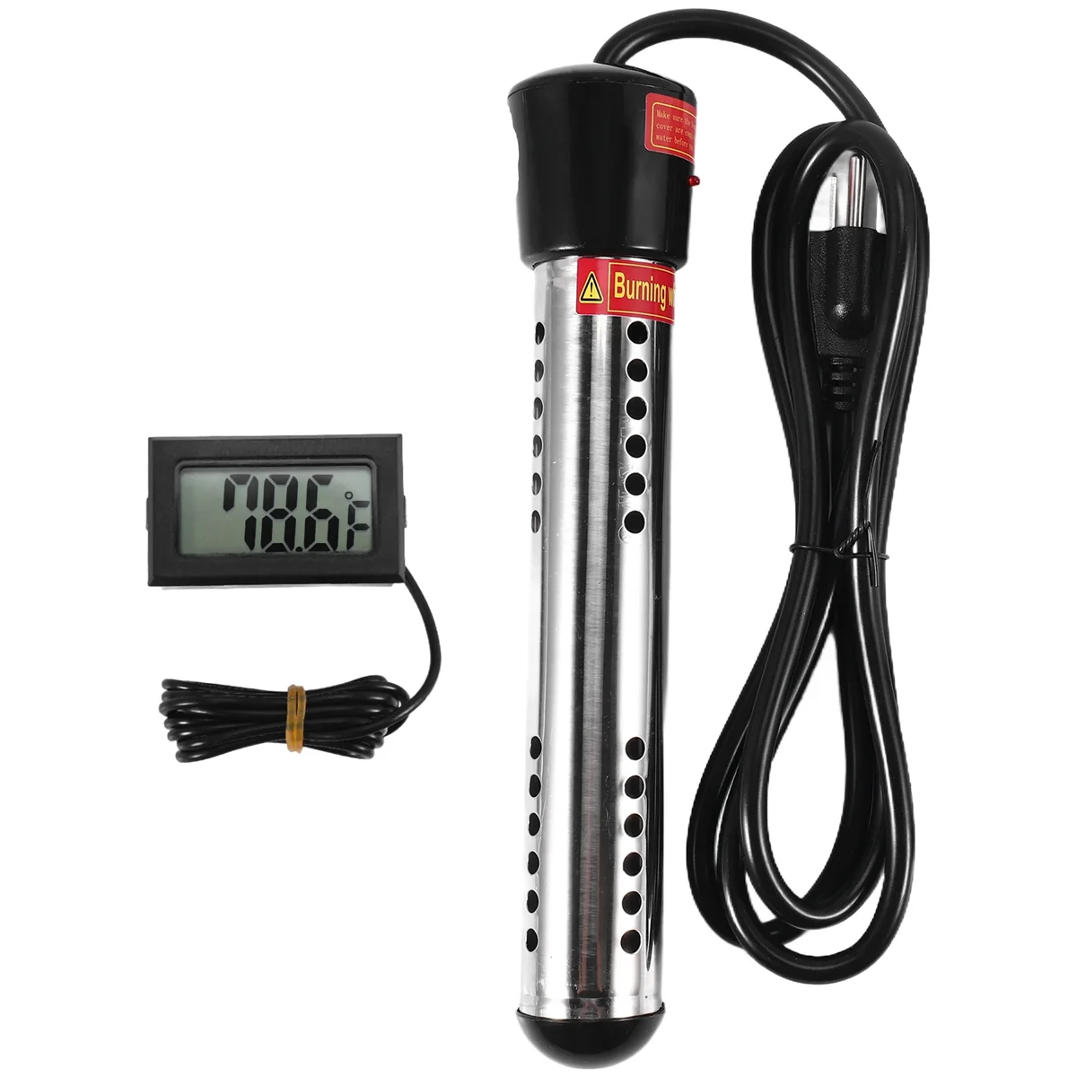 Immersion Heater, Portable Electric Submersible Instant Water Heater, Used in Swimming Pool Tub Bathtub US Plug-LITE