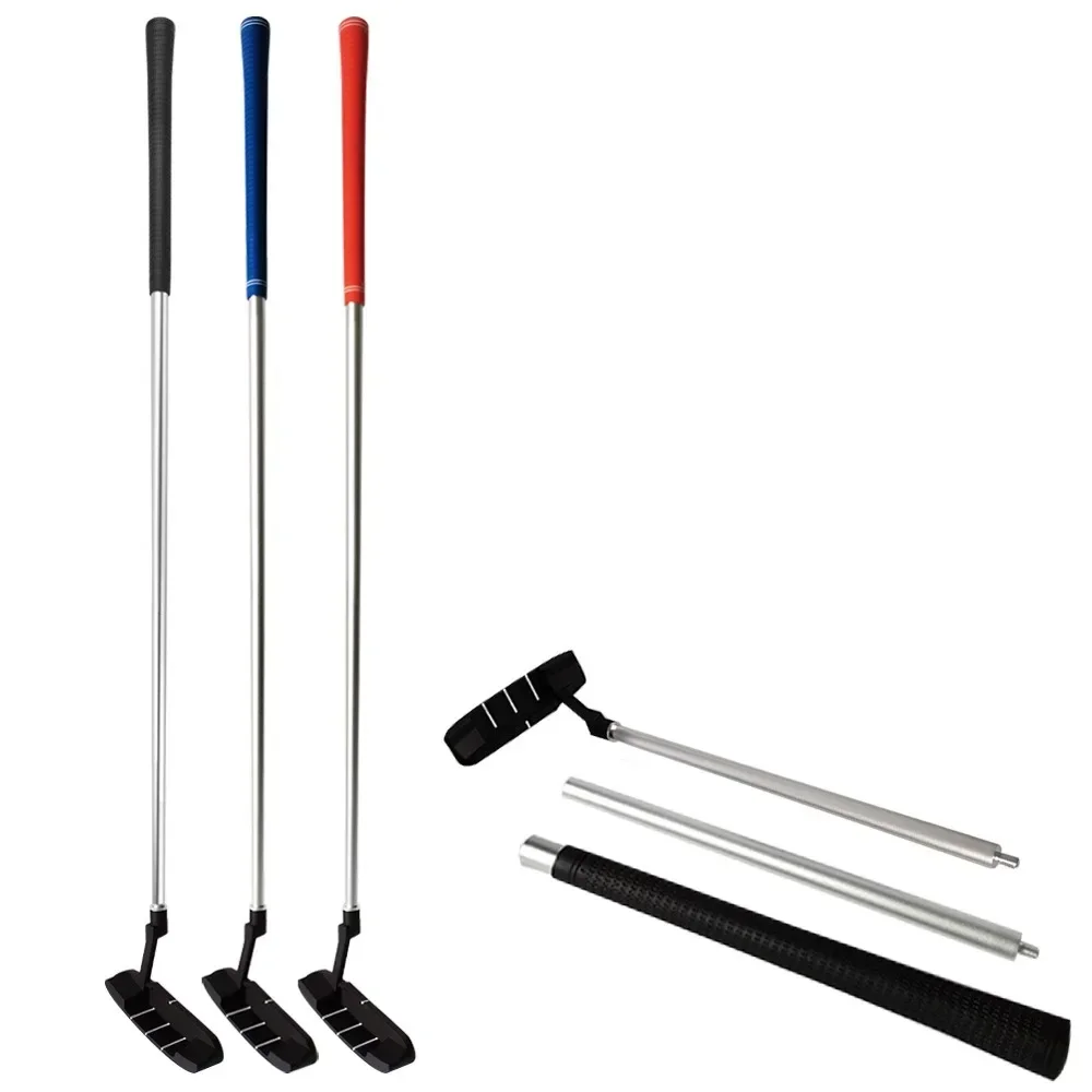 Opvouwbare Golf Rechterhand Putter Draagbare Aluminium Drie Sectie Afneembare As Volwassen Kinderen Putter Golf Accessoires