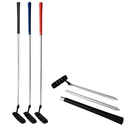 Putter de Golf plegable para mano derecha, portátil, aleación de aluminio, tres secciones, eje desmontable, accesorios de Golf para adultos y niños