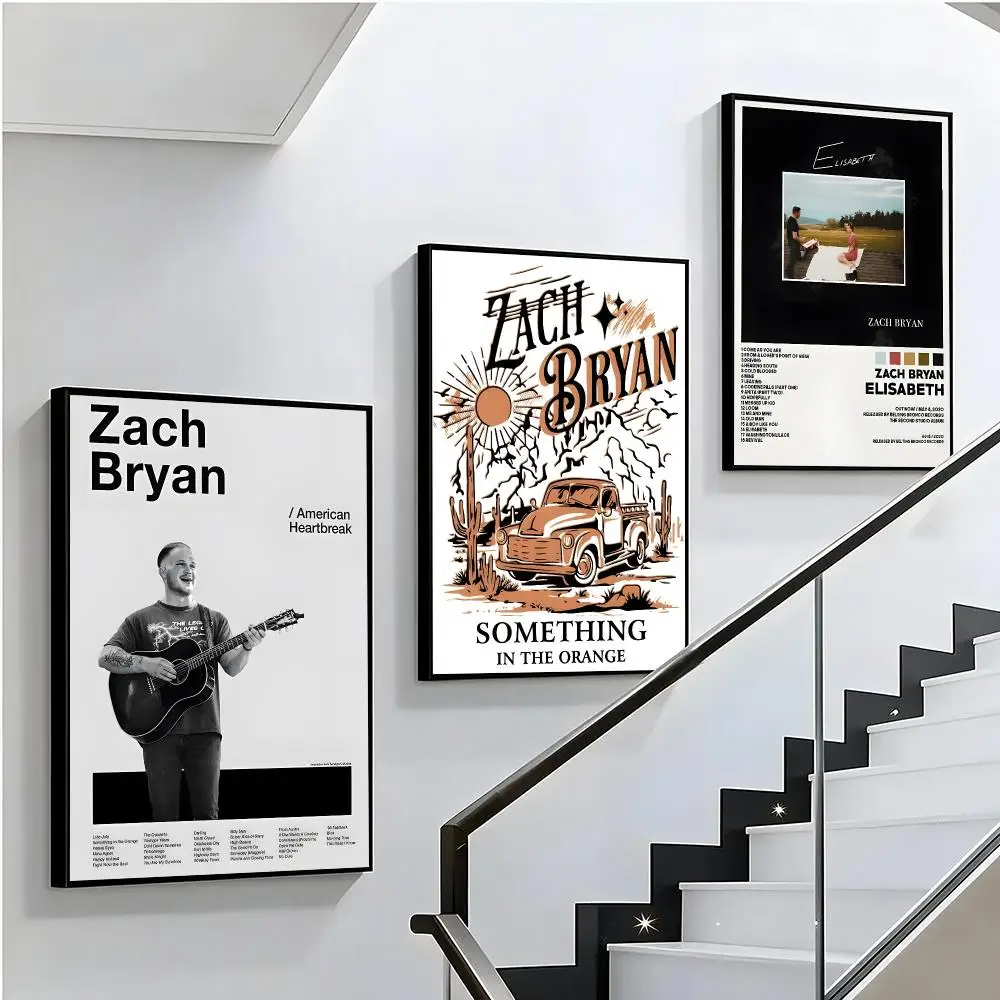 music Zach Bryan Poster HD Poster Sophisticated Modern Aesthetic Wall Art For Living Room Bedroom Office Cafe Decor Ideal Gift