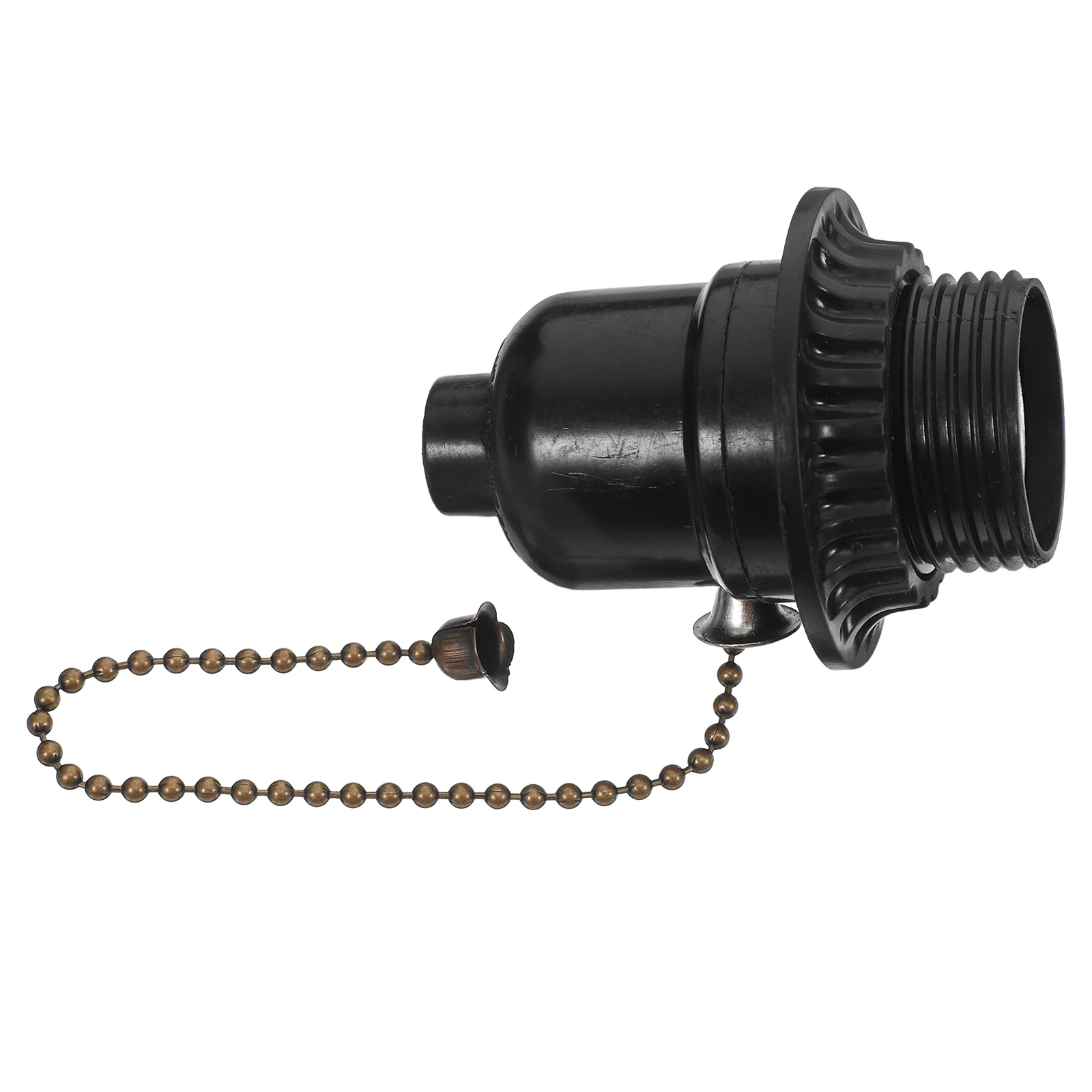 

Pull-wire Lamp Socket Black Ring Chain Switch Metal Lighting-Compatible Desk Floor Holder Replacement