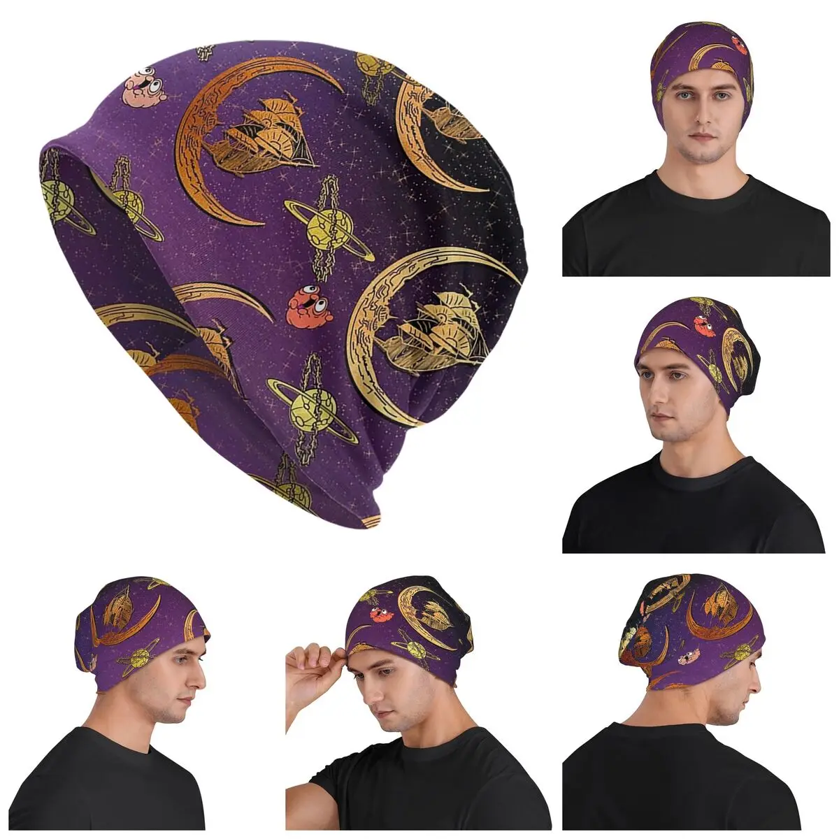 

Treasured Planets Warm Knitted Cap Hip Hop Bonnet Hat Autumn Winter Outdoor Beanies Hats for Men Women Adult