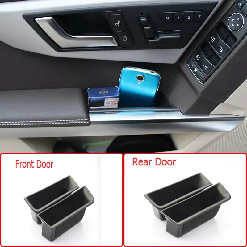 

For Mercedes Benz GLK 200 260 300 ABS Car Accessories Interior Door Handle Storage Box Glove Armrest Box Tray Organizer