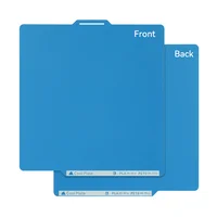 Para Bambu Lab X1/P1P/A1, placa de construcción de placa fría, placa de doble cara, hoja de acero de resorte, 256x256mm, cama térmica Bambulab, pieza de impresora 3D