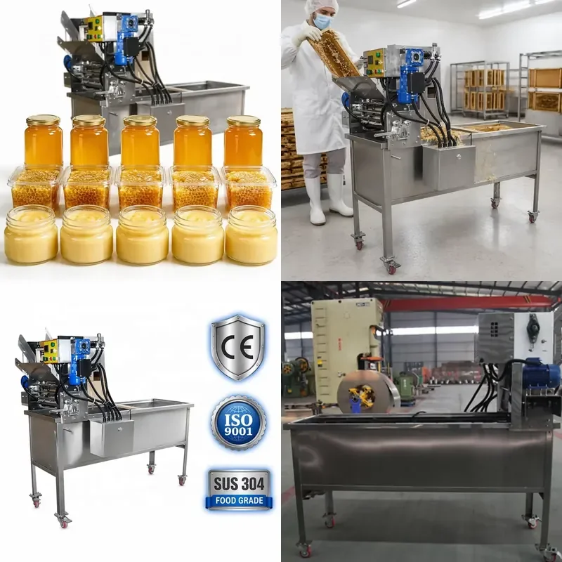 For Fully Automatic Electric Bee Frame Honey Removal Machine 180 Pieces Hour 220V 304 Stainless Steel Professional Beekeeper