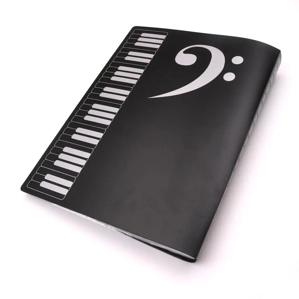 Lucency Student Music Score Folder Waterproof File Organizer Piano Parts Document Holder for School and Office