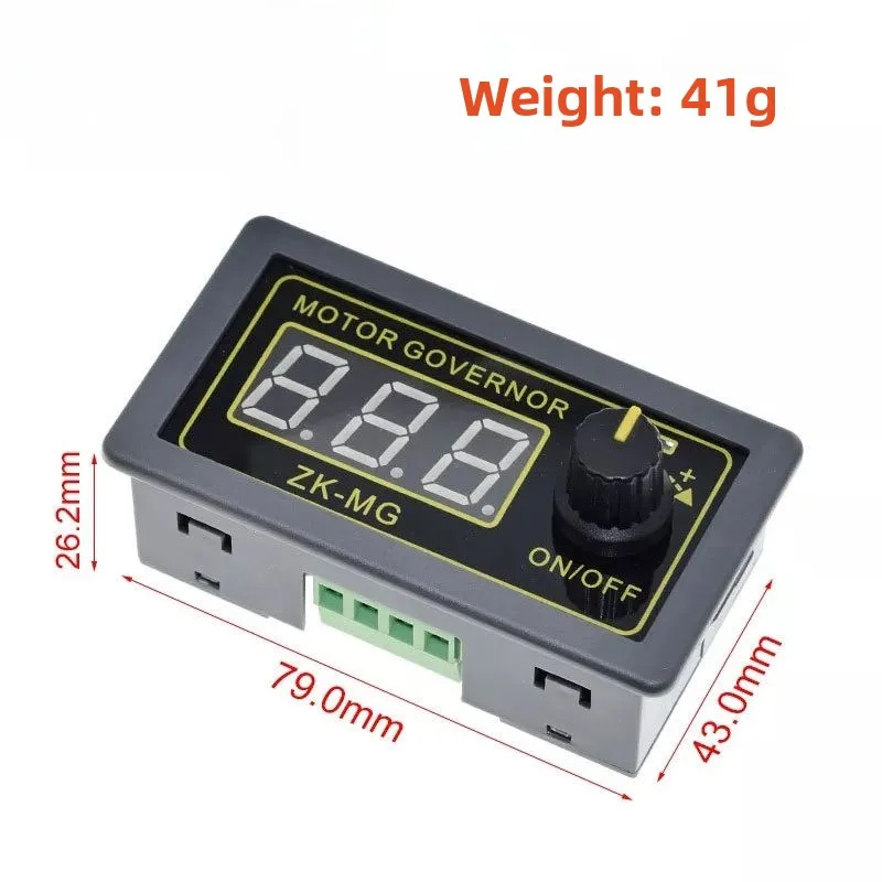 DC 5-30V 12v 24v 5A DC Motor Controller PWM Adjustable Speed Digital Display Encoder Duty Ratio Frequency MAX 15A ZK-MG