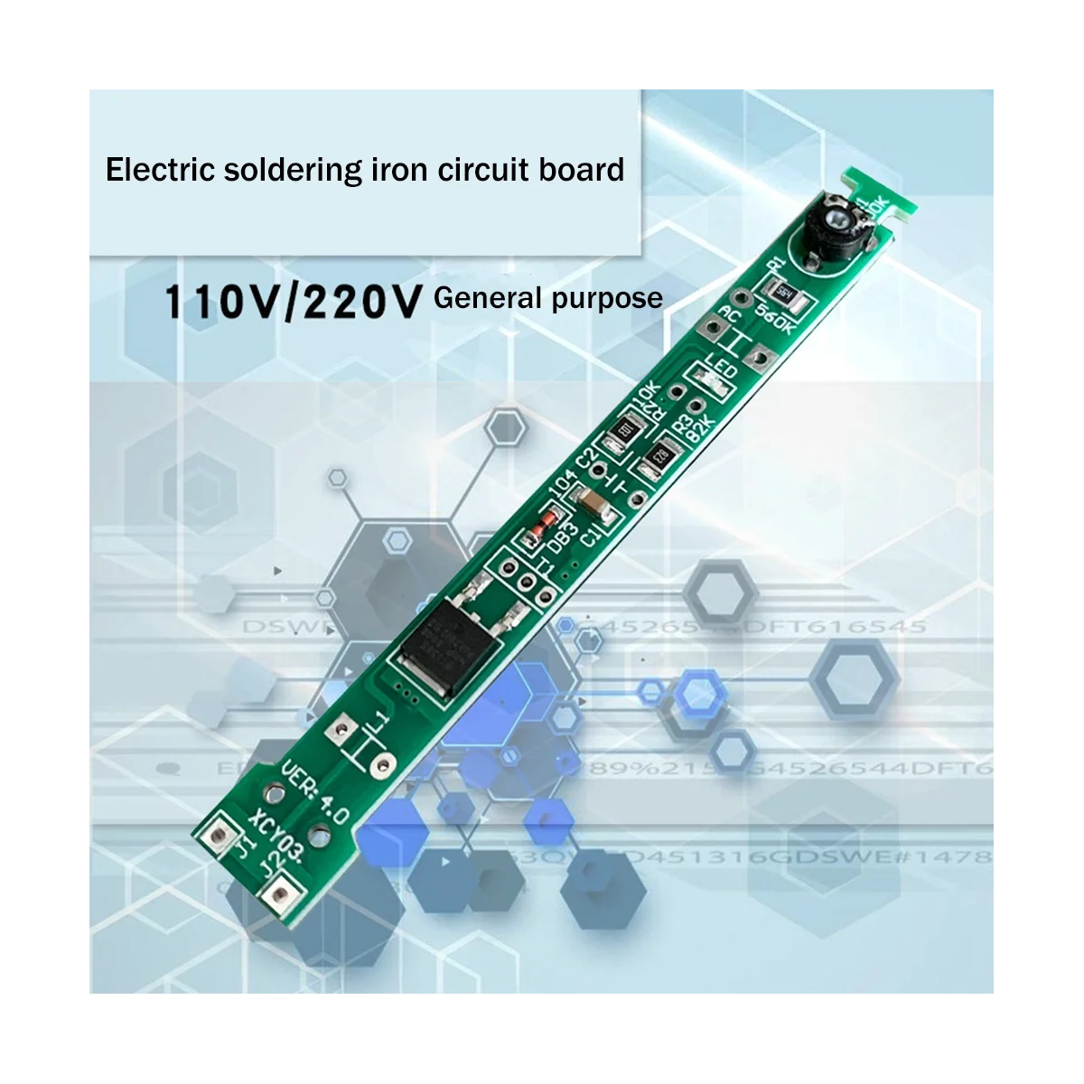 Placa de circuito Pcb de hierro para soldar, Control de temperatura