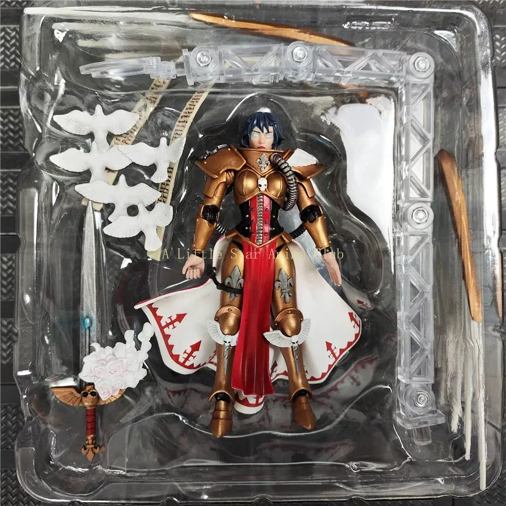 JOYTOY أصلي مصدر مظلم Warhammer 40K 1/18 Sisters Celestine Living Saint (مجموعة من 3) مجموعة ألعاب سلسلة الرسوم المتحركة #6