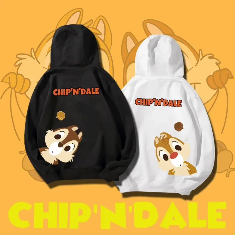 Chipmunk Chip \'n\' Dale Hoodies Couple Set Cute Sports Jacket Ins Super Hot Hooded Sweatshirt Can Be Customized