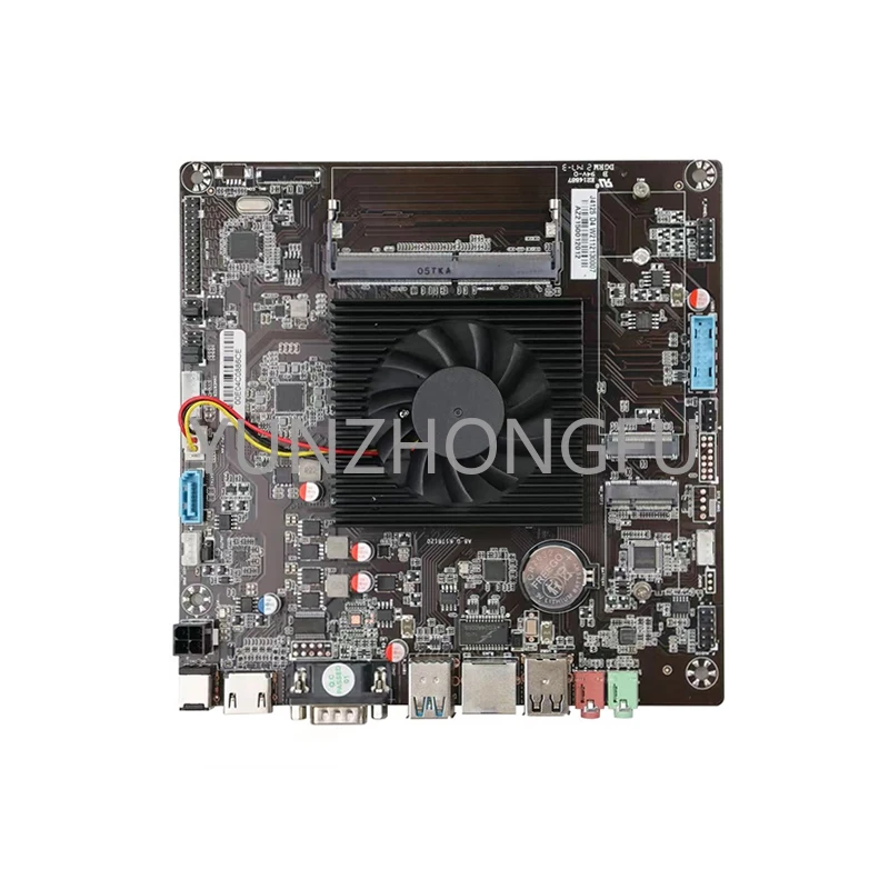 6COM mini itx motherboard 1lan/2lan 6 rs232 DDR4 j4125 thin mini itx motherboard j4125 mini itx motherboard