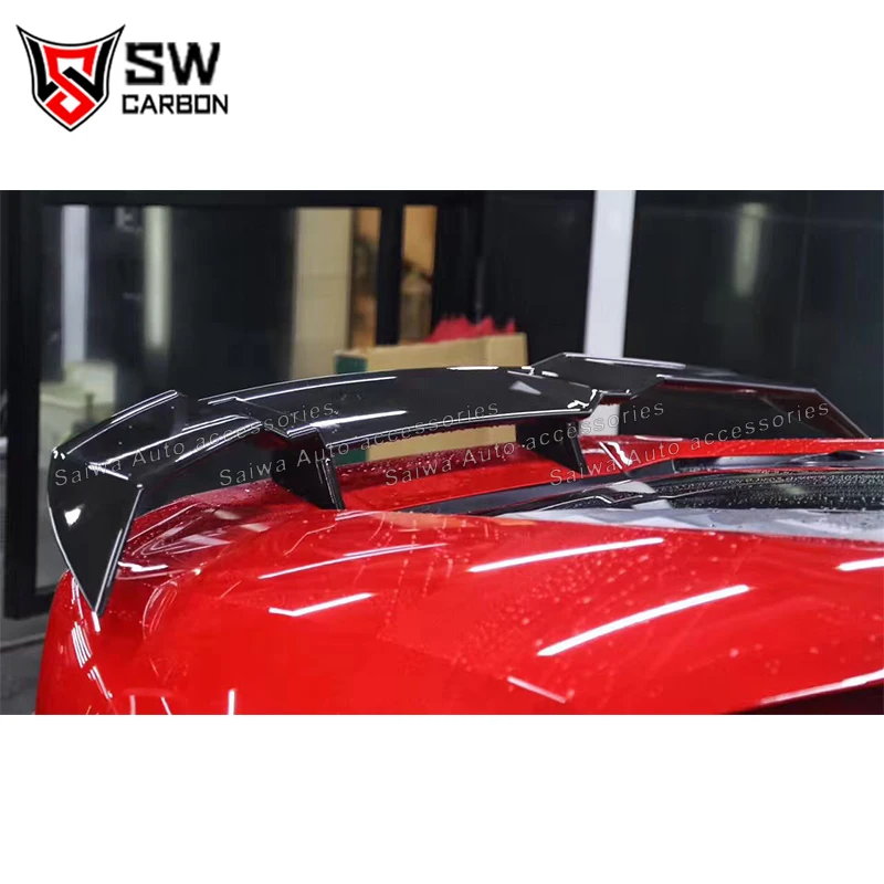 For Lamborghini LP580 610 MSY Carbon Fibre Car Roof Spoiler Rear Spoiler Rear Tail  Wing Conversion Accessories Body Kits