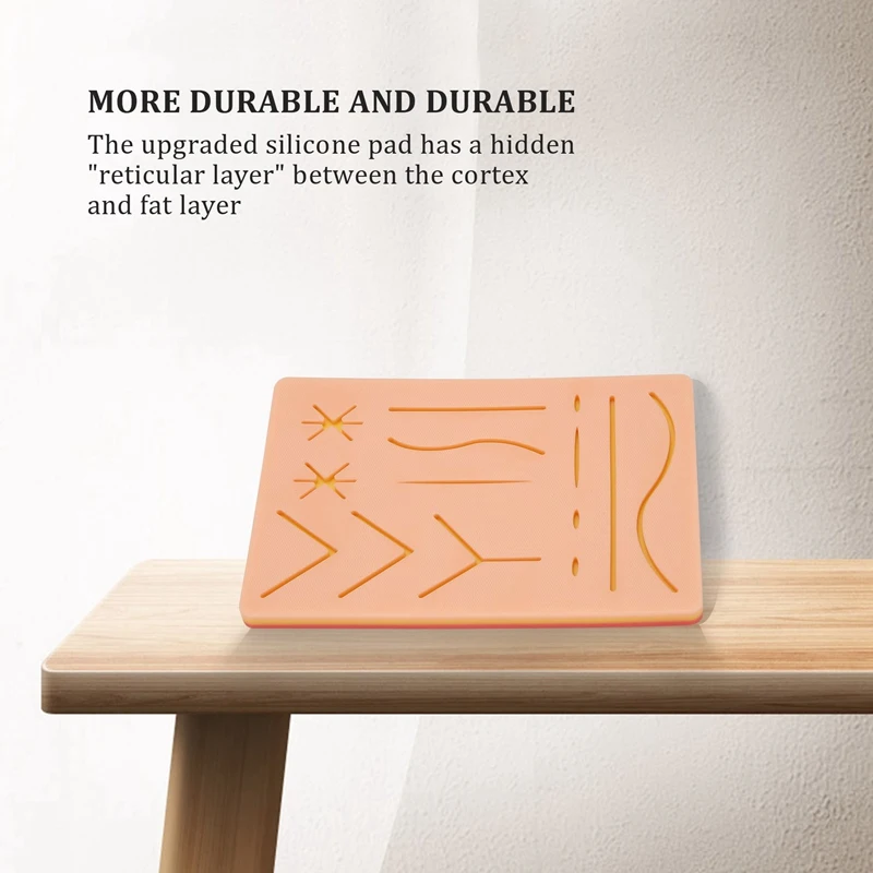 New Skin Suture Training Kit Pad Suture Training Kit Suture Pad Trauma Accessories For Practice And Training Use