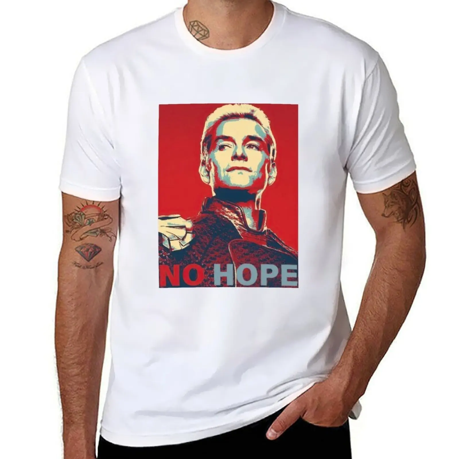

Homelander No Hope T-Shirt t shirts for man pack cotton g man t shirts for men T-Shirt