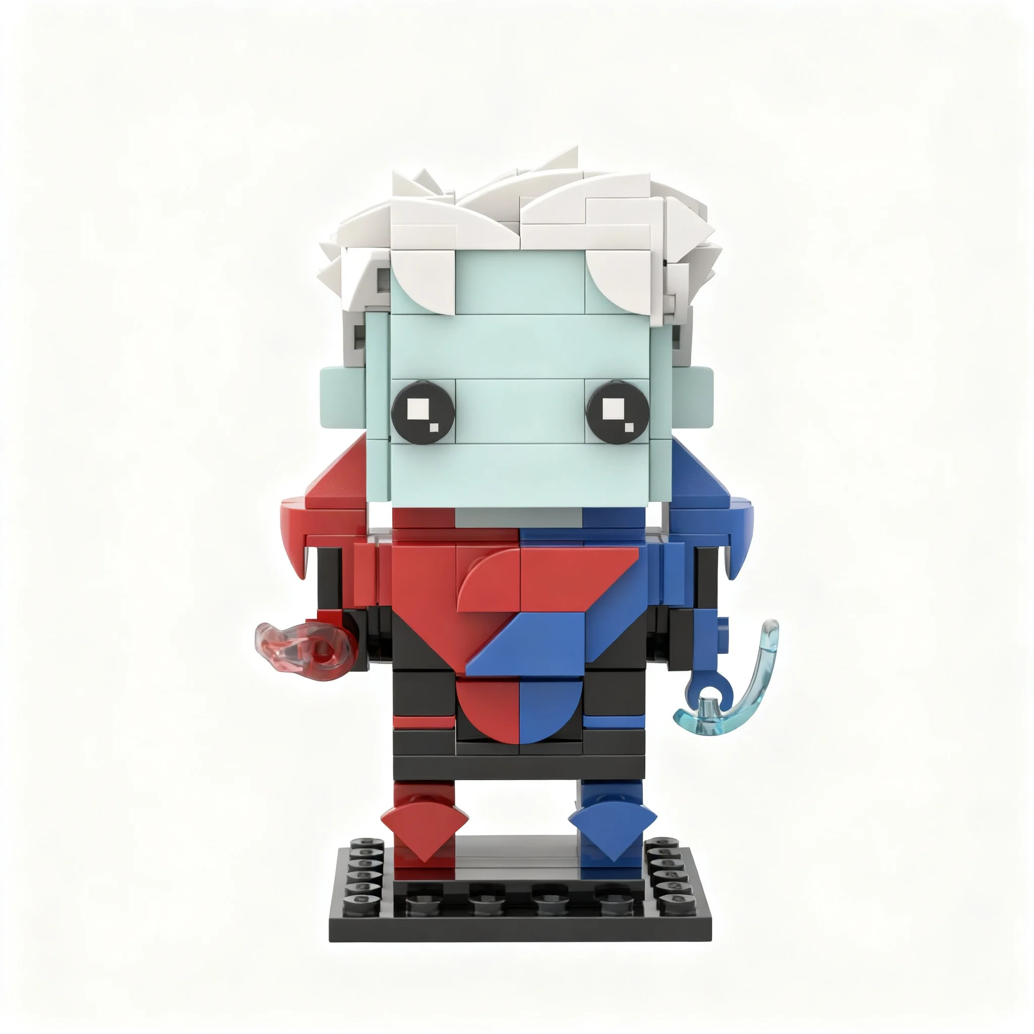 226pcs MOC Dual Ring Razor Young Justice BrickHeadz Model Building Blocks Christmas Gift Toy Assemble Craft Birthday Brick Idea
