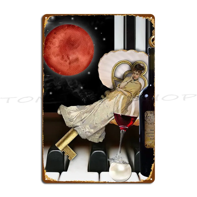 Yourself A Drink, Put On Some Lipstick And Pull Yourself Together  Metal Signs Mural Pub Pub Club Iron Tin Sign Poster