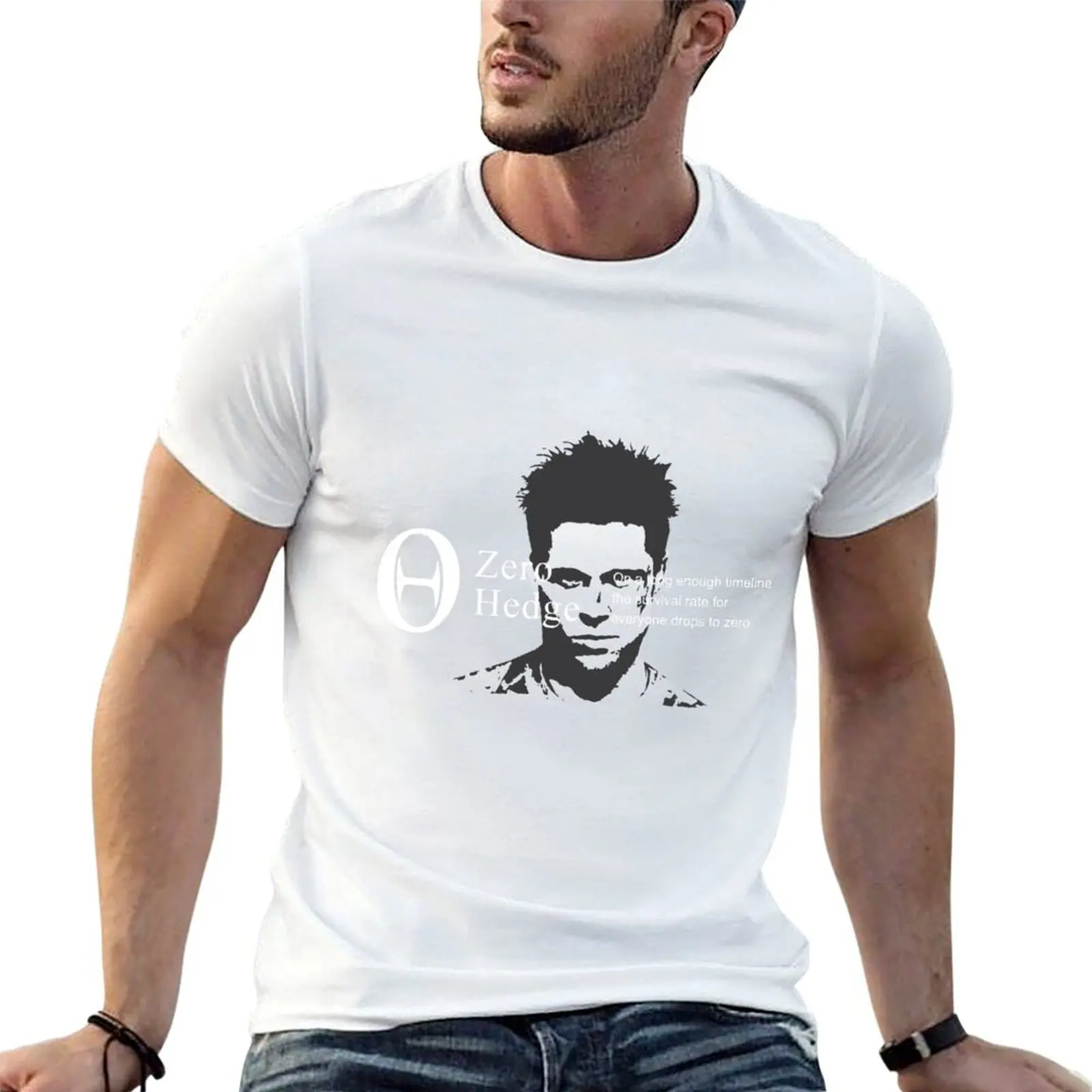 

T-Shirt Tyler shirts plain man Zerohedge Logo pack for man cotton package for cotton t-shirt black Durden t