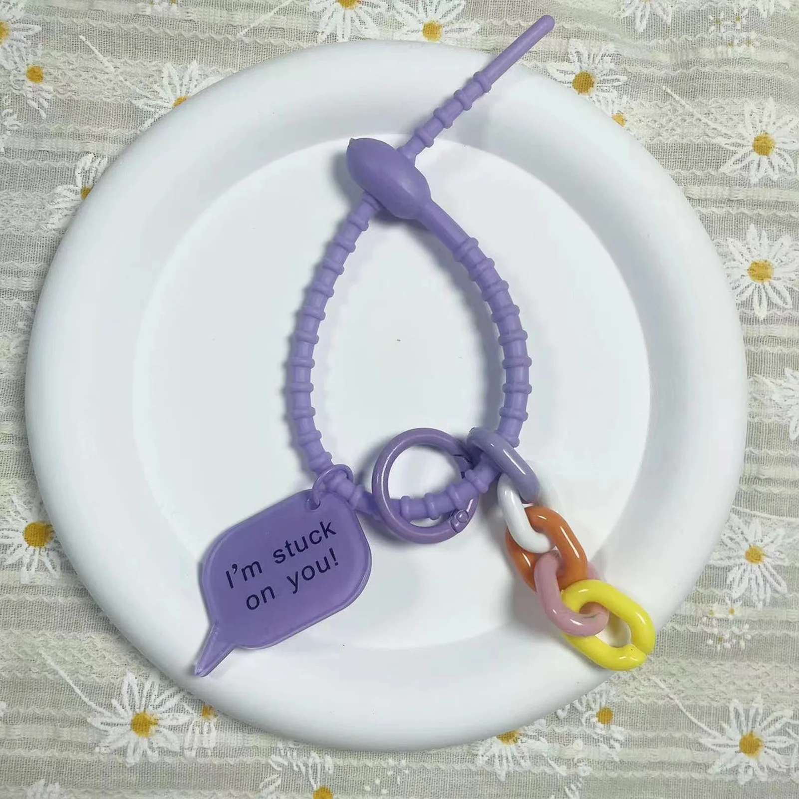 Fashionable Ribbon  Keychain Small Monster Doll Anti Lost Hanging Accessories for Birthday Anniversary Gifts