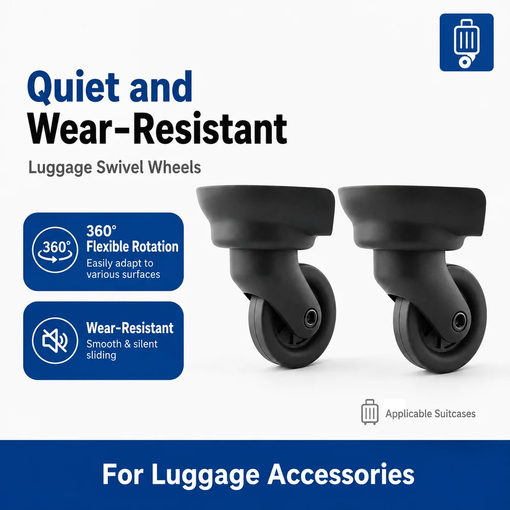 Replacement Wheels For Samsonite D-8039 Luggage 360° Silent Spinner Caster Suitcase Parts Repair Accessories Reduction Replaceme